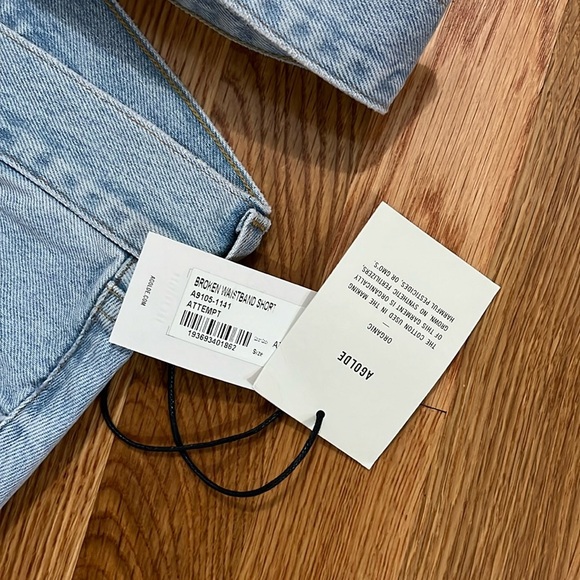 AGolde Broken Waistband Shorts Size 29 NWT - Picture 10 of 16